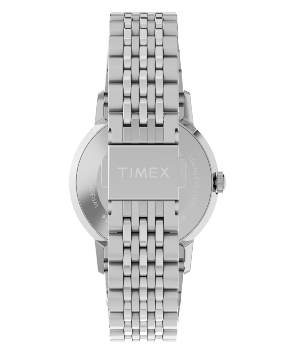 Marlin® Quartz 34mm Stainless Steel Bracelet Watch