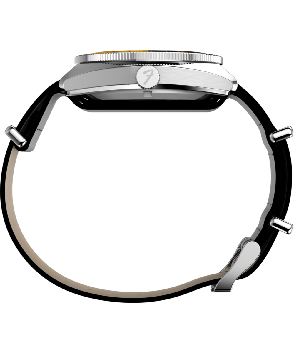Fender x Timex Automatic 41mm Leather Strap Watch