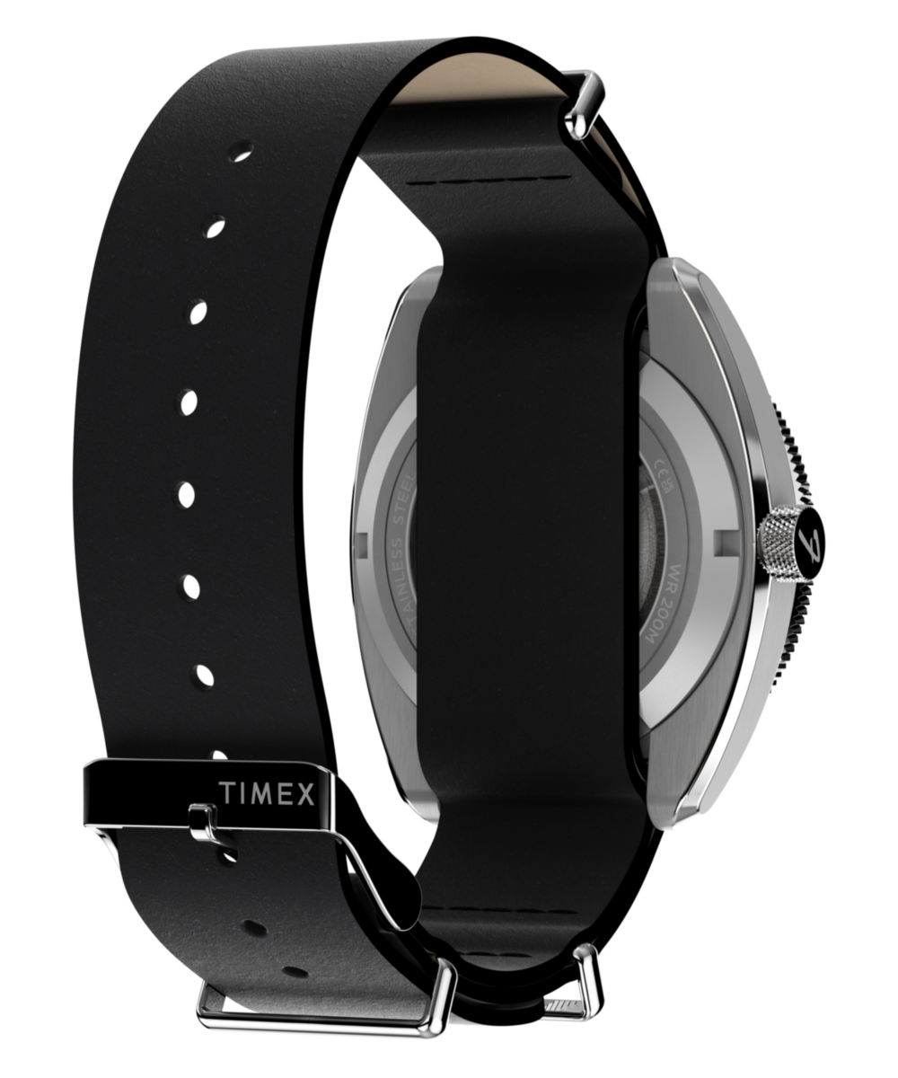 Fender x Timex Automatic 41mm Leather Strap Watch