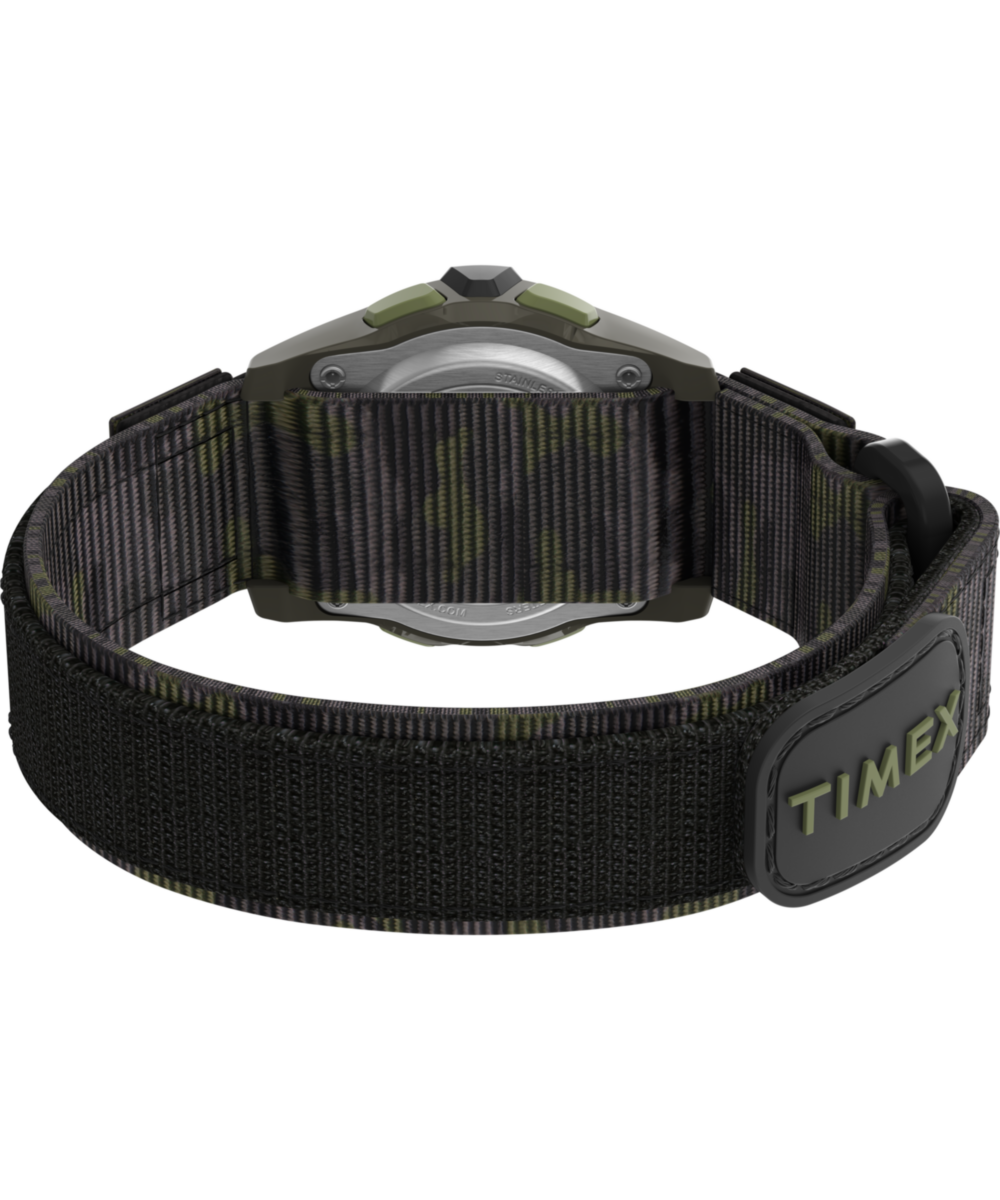 TIMEX TIME MACHINES® 35mm Green/Brown Camo Fast Wrap® Kids Digital Watch